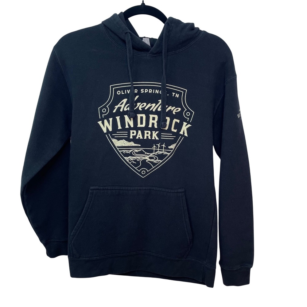 Windrock‎ Park Adventure Hoodie Oliver Springs TN Black S Pullover ATV Off Road